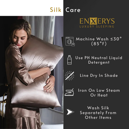 ENXERYS™ Pillowcase - 100% Mulberry Silk